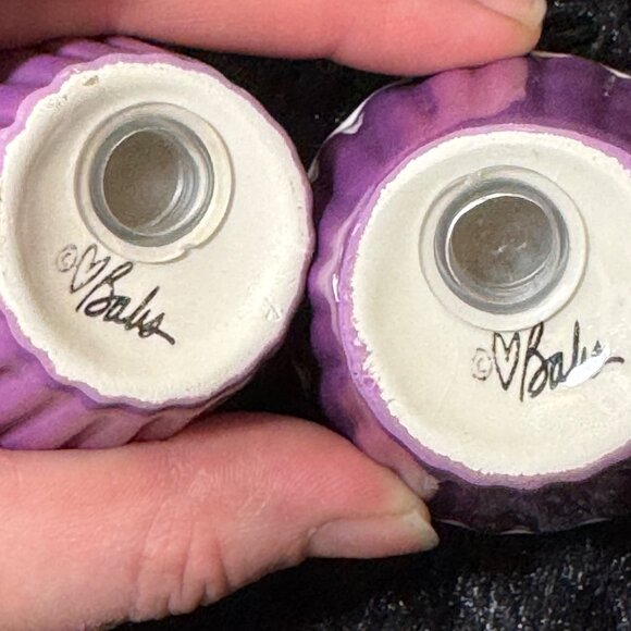 Babs Novalty Cupcake-Shaped Ceramic Salt & Pepper Shakers - Picture 2 of 7